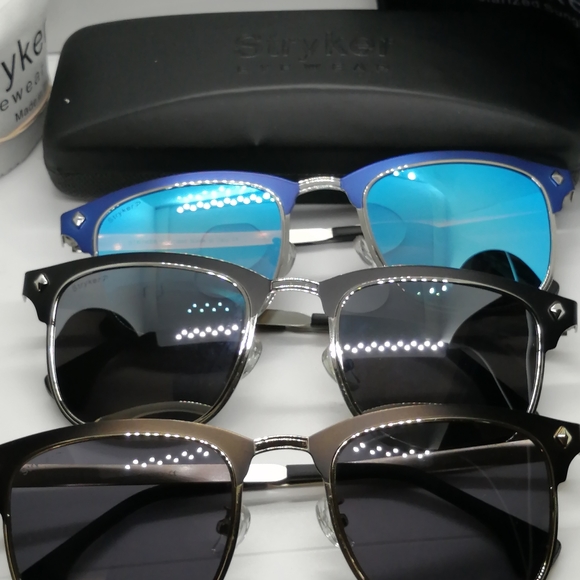 New Stryker Polarized Sunglass ST06217 Black Mirro - Picture 10 of 10
